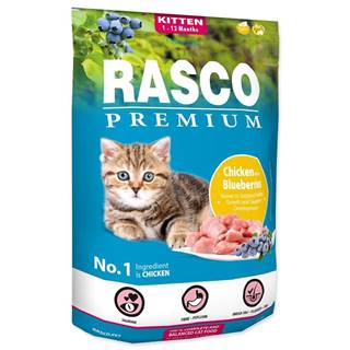 RASCO  Granule Premium Kitten kuracie s čučoriedkou - 400 g značky RASCO