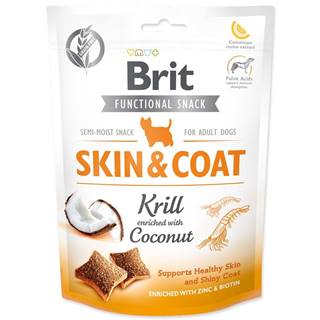 Brit  Care Dog Functional Snack Skin and Coat Krill - 150 g značky Brit