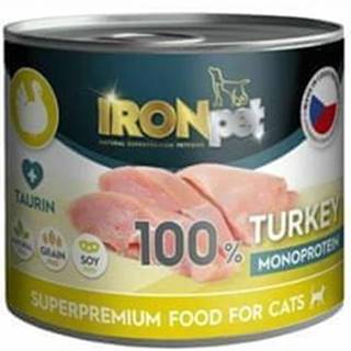 IRONpet  Cat Turkey konzerva 200g značky IRONpet