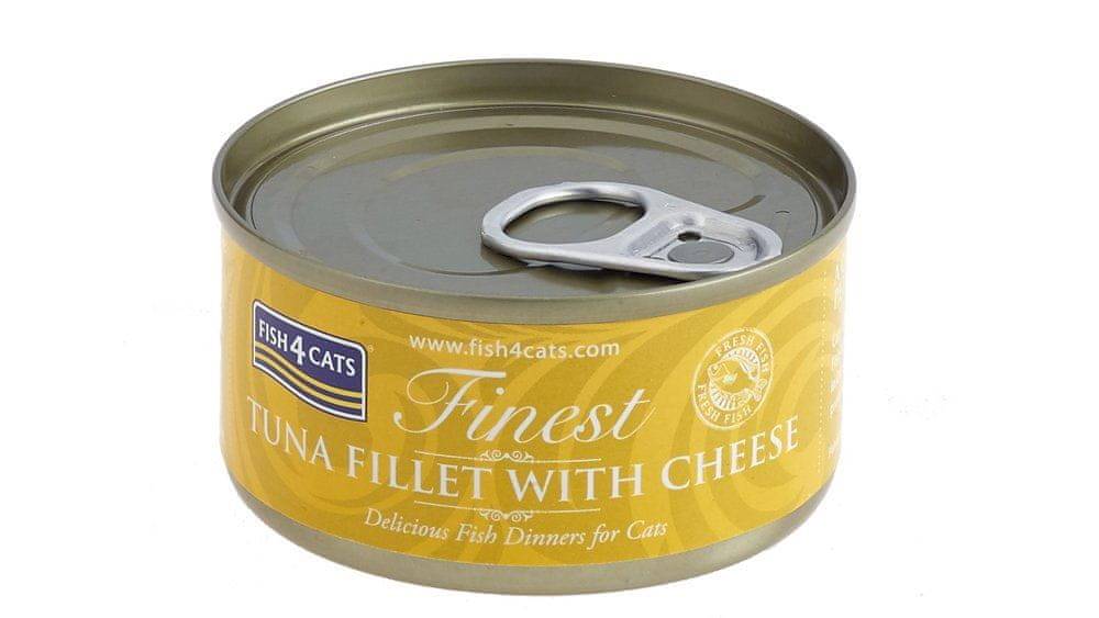 Fish4Cats  Konzerva pre mačky Finest tuniak so syrom 70 g značky Fish4Cats