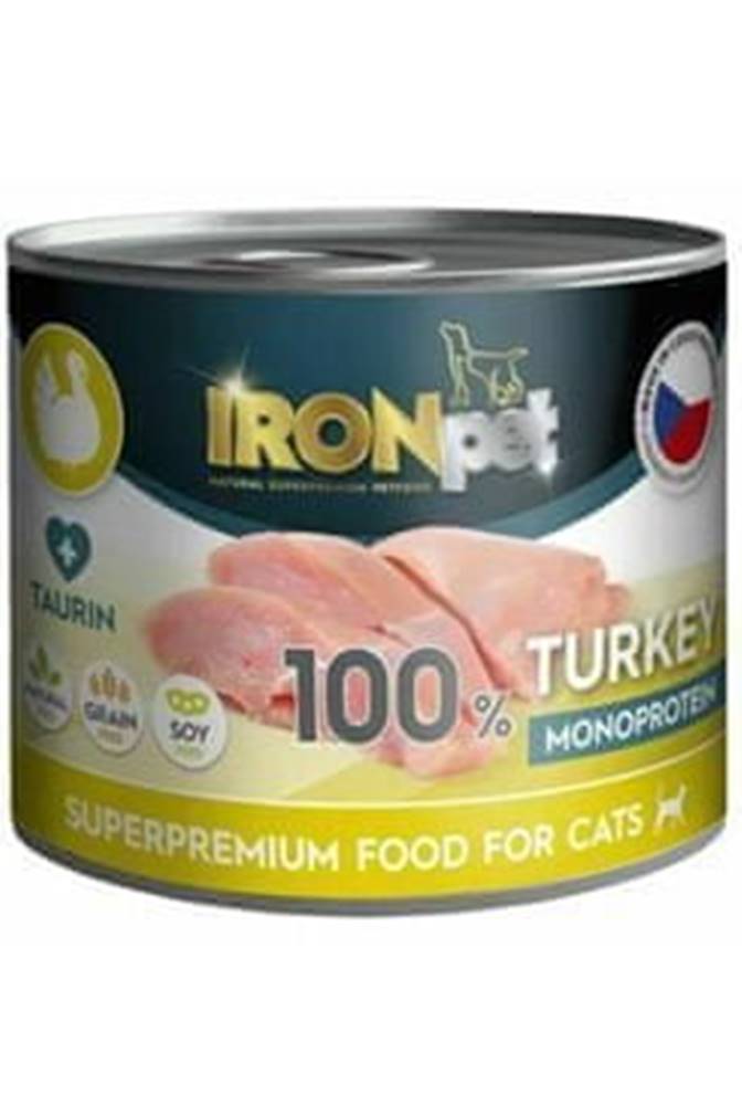 IRONpet  Cat Turkey konzerva 200g značky IRONpet