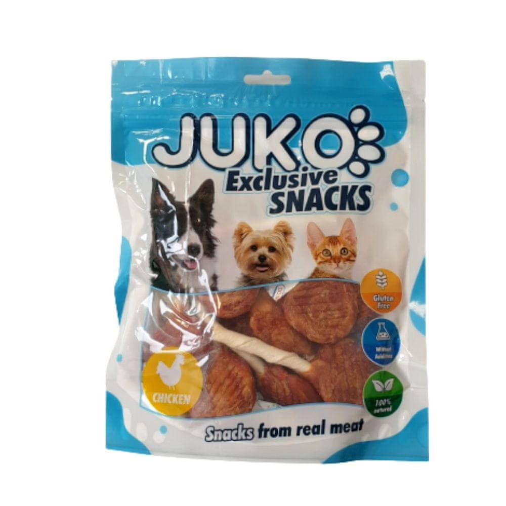 Juko  Snacks Chicken & Codfish lollipop 250 g značky Juko