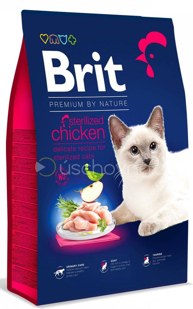 Brit  by Nature Cat. Sterilized Chicken,  8 kg značky Brit