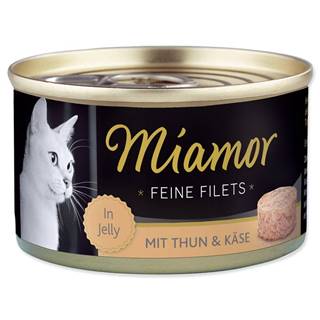 Miamor  Konzerva Feine Filets tuniak + syr v želé - 100 g značky Miamor
