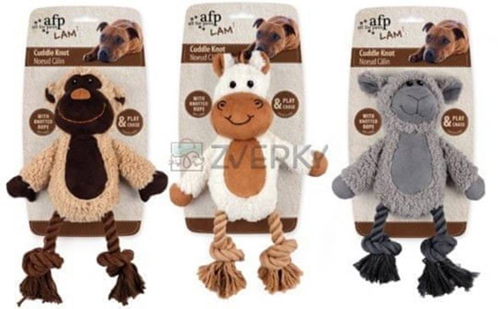 AFP - All For Paws  Dog Hračka Lambswool-Cuddle Knot 25x15x6 cm značky AFP - All For Paws