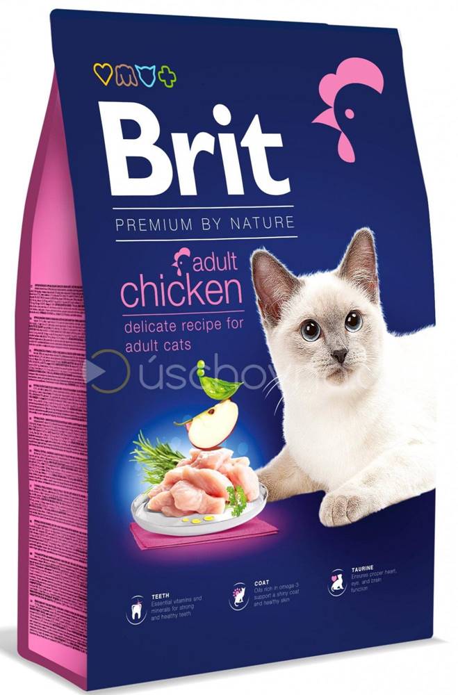 Brit  by Nature Cat. Adult Chicken,  8 kg značky Brit