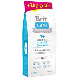 Brit  Care Grain-free Junior Large Breed Salmon & Potato - 12+2 kg značky Brit