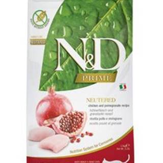 N&D N & D PRIME CAT Neutered Chicken & Pomegranate 10kg