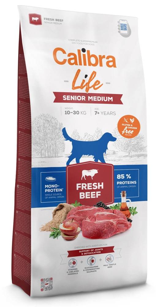 Calibra  Dog Life Senior Medium Fresh Beef 12 kg značky Calibra