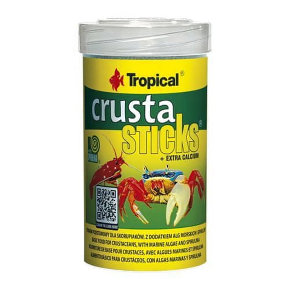 TROPICAL  Crusta Sticks 100ml/70g krmivo vo forme tyčiniek pre trpasličie krevetky značky TROPICAL