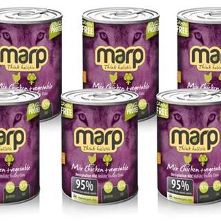 Marp Mix konzerva kura + zelenina 6 x 400 g