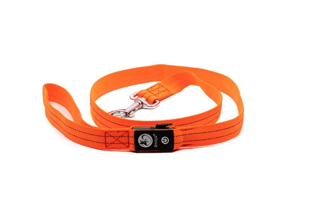 limaya  LED svietiace vodítko pre psov reflexné Orange značky limaya