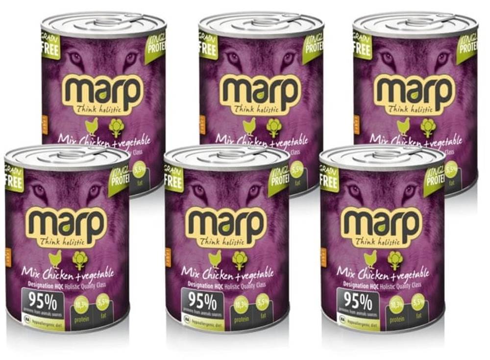 Marp  Mix konzerva kura + zelenina 6 x 400 g značky Marp