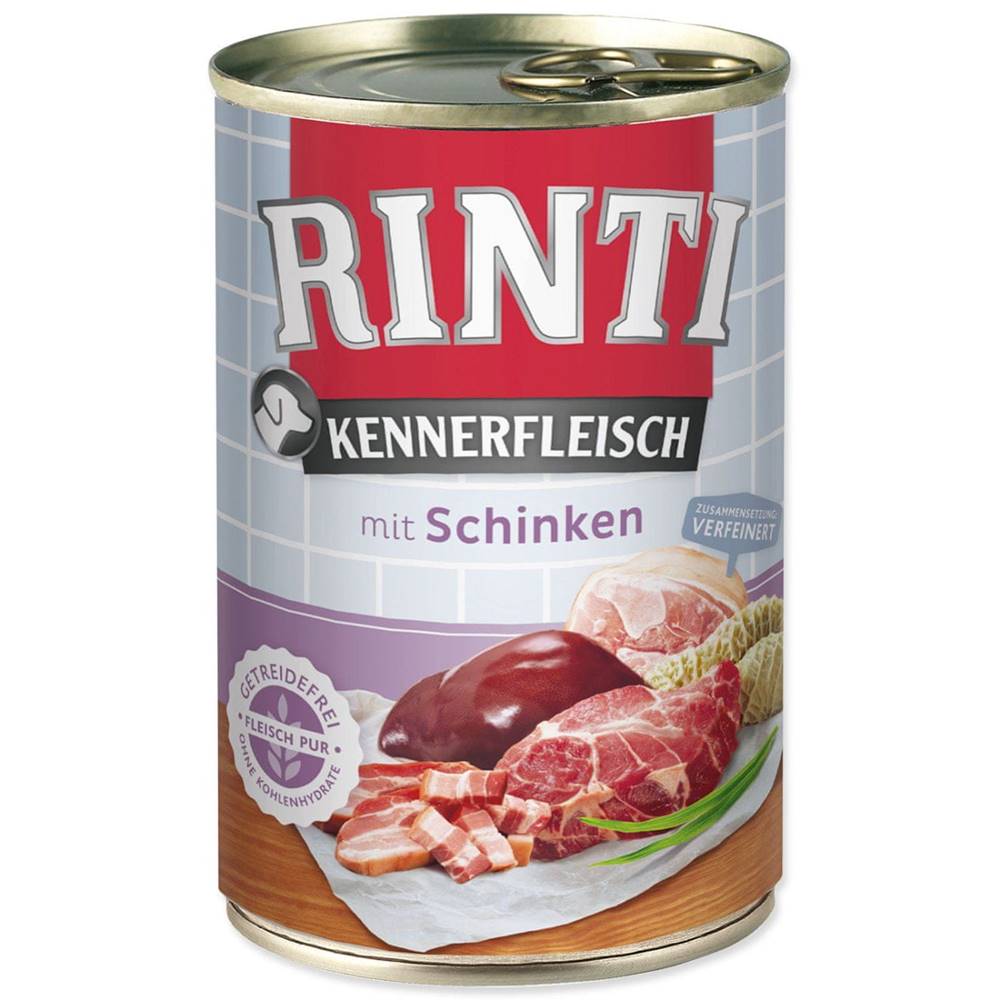RINTI  Konzerva Kennerfleisch šunka - 400 g značky RINTI