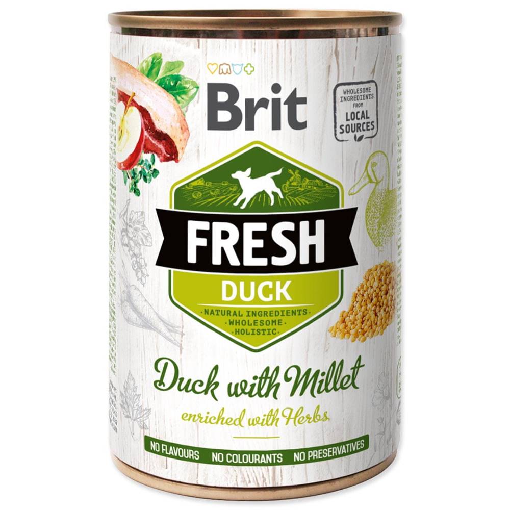 Brit  Konzerva Fresh Duck with Millet - 400 g značky Brit