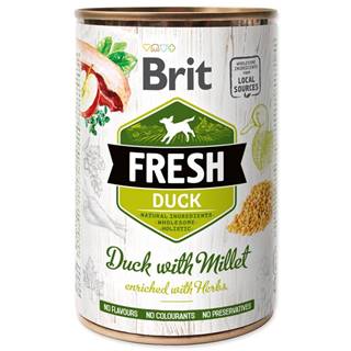 Brit  Konzerva Fresh Duck with Millet - 400 g značky Brit