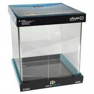 EBI  URBYSS Nano akvárium Q3 30x30x35cm zaoblenými prednými rohmi z extrémne číreho skla značky EBI