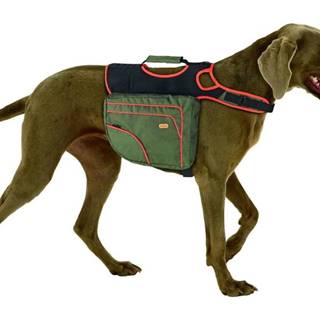 Karlie Batoh pre psov zeleno-oranžový reflexný veľ. L