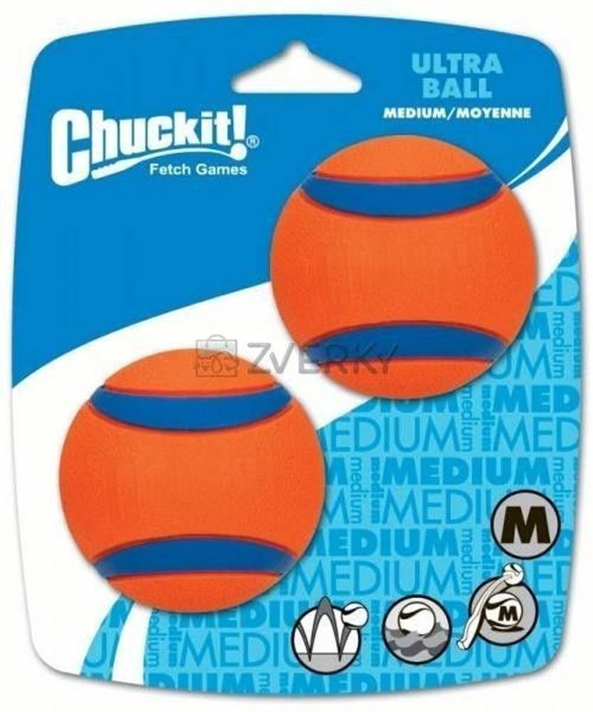 Chuckit!  Dog Hračka Ultra ball M 6cm,  2 ks značky Chuckit!