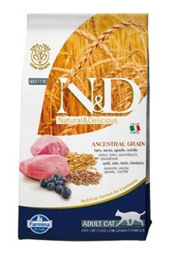 N&D  N & D LG CAT Adult Lamb & Blueberry 5kg značky N&D